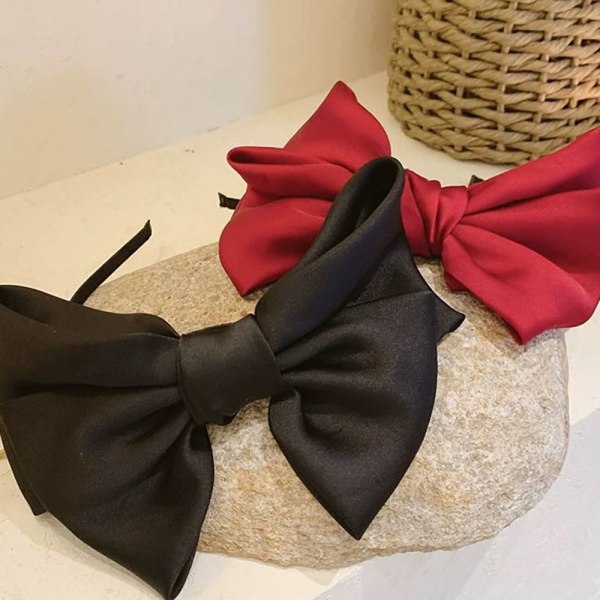 Bow Knot otsapanta Nauha otsapanta MUSTA BLACK