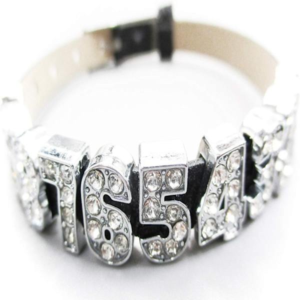 Rhinestone Alphabet Charms Letter Slide Charms Digital Number