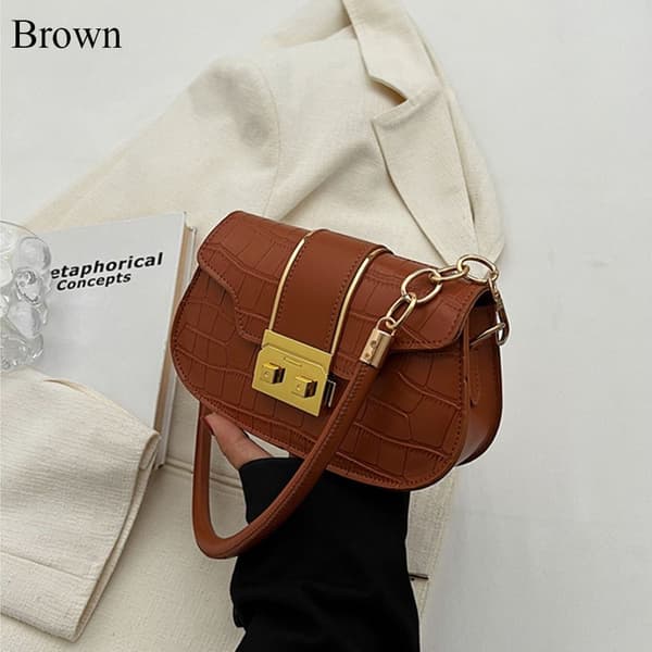 Armväska Handväska BRUN brown