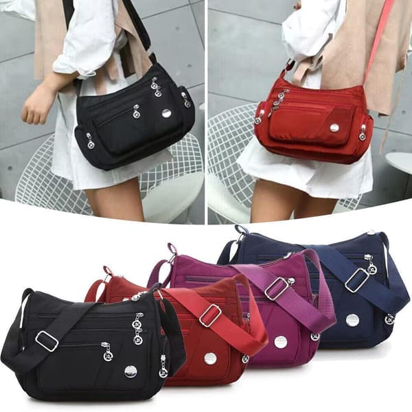 Dame Crossbody Tasker Tote Bag SORT black