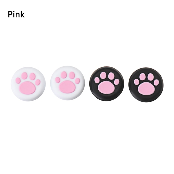 4 st PS5 Tumbstickshandtag Silikon ROSA pink