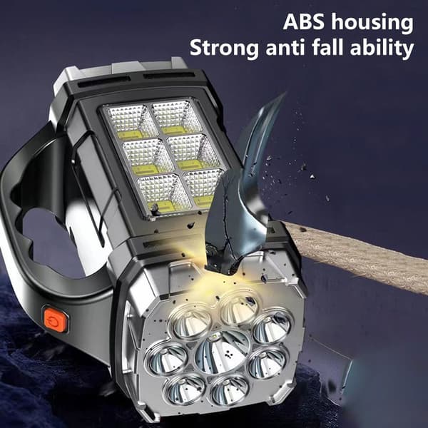 LED-lommelykt USB oppladbart lys SØLV silver