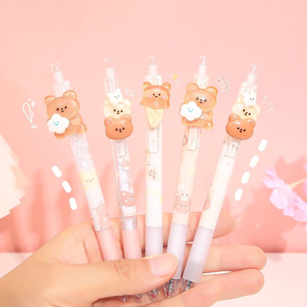6PCS/ Set Tryck Neutral Pen Signatur Penna 6PCS/ SET 6PCS/ SET 6PCS/Set
