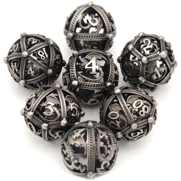7 kpl / set DND Dice Polyhedral Dice 01 01 01