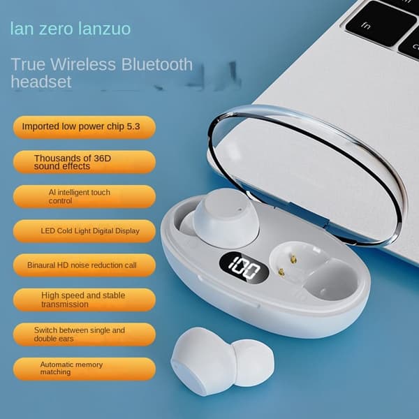 Bluetooth-hodetelefoner Trådløse hodetelefoner Ørepropper Headset