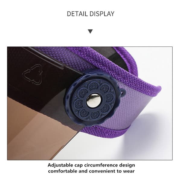 Solhat Transparent Hat LILLA Purple
