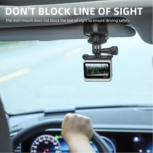 Bil Solskærm Kamera Mount Bracket Holder black