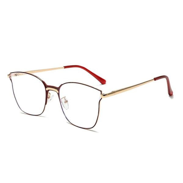 Anti-Blue Light Briller Runde Briller BRUN Brown