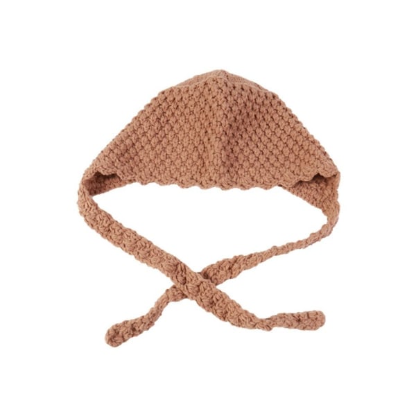 Beanie Hue Snøring Strikket Hue BRIKS RØD Brick red