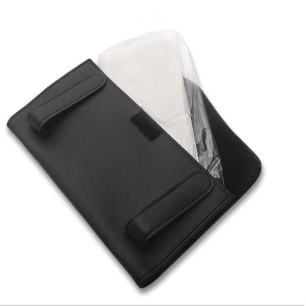 Solskærm Servietholder Car Tissue Holder SORT black