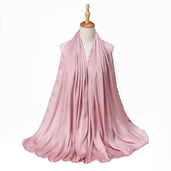 Ensfarget skjerf wrap sjal 9 9 9