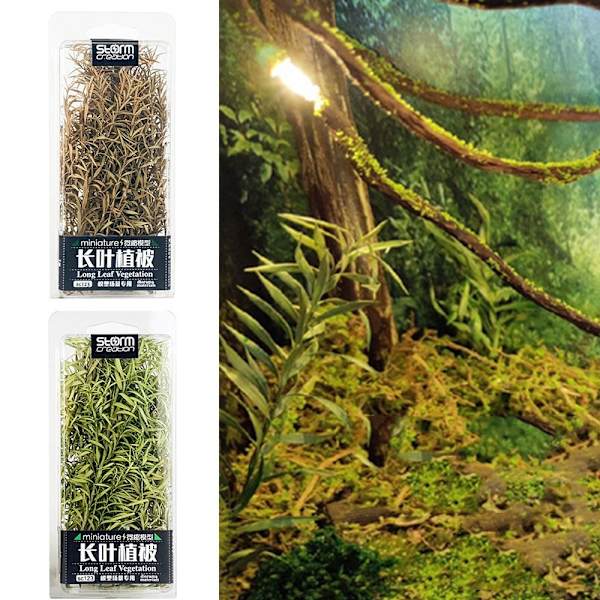 1 Låda Miniatyr Vass Långbladigt Gräs Cluster GUL yellow