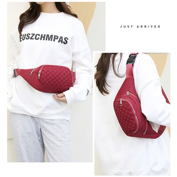 Fanny Pack Belt Bag PUNAINEN red