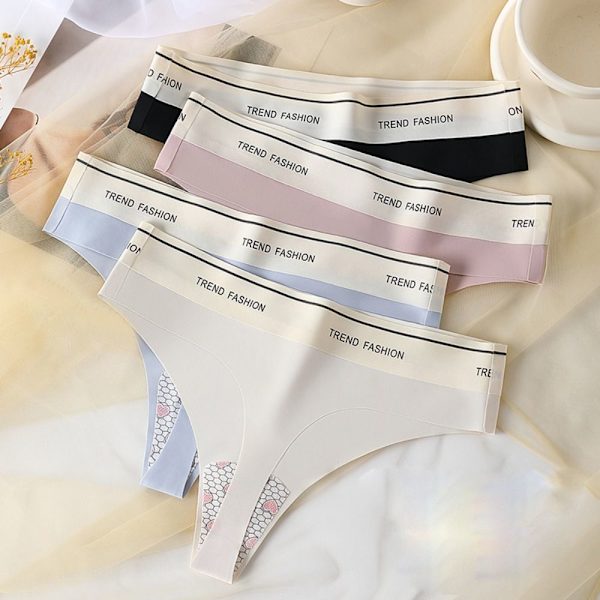 Sømløst undertøy Ice Silk Satin Truse BLLUE M Bllue M