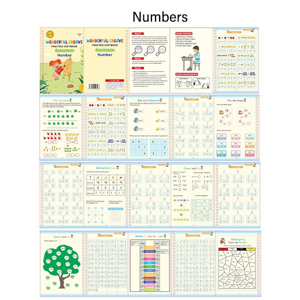 Kopiera böcker Ritleksak MATH MATH Math