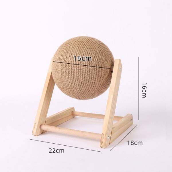 Cat Scratching Ball Ball Leketøy ML-FORMET L-FORMET ML-shaped