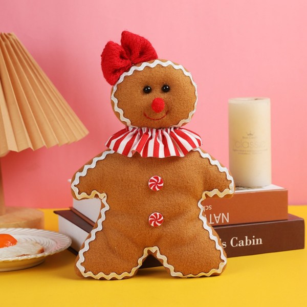 Gingerbread Man Doll Plysch Leg Dolls A A A