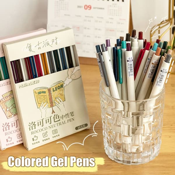 Farvede Gel Penne Neutral Pen B B B