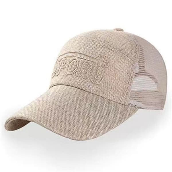 Baseball-lippis, unisex, vaaleanharmaa light grey