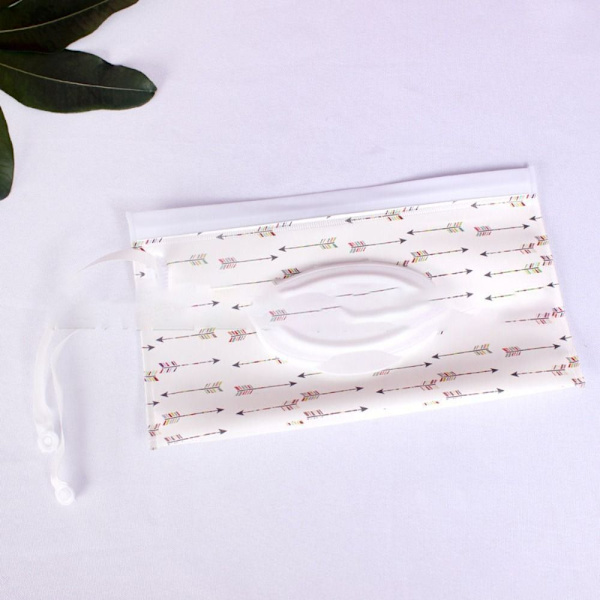 2 Stk Vådservietter Taske Rengøringsservietter Etui LEAF LEAF Leaf