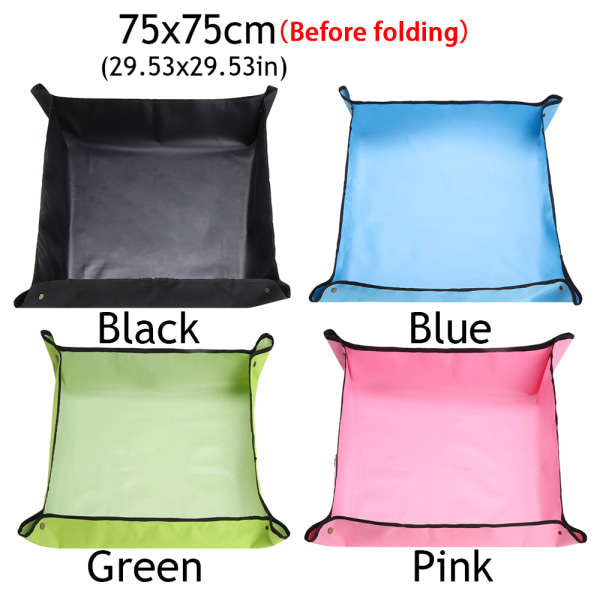 Havearbejde Pude Plantning Mat SORT 50X50CM black 50x50cm