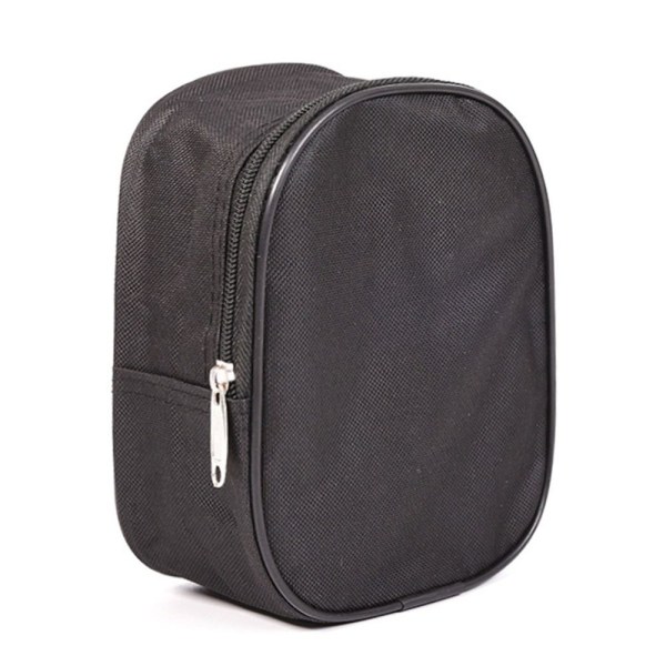 Rund fiskehjulstaske Canvas fiskehjulstaske SORT SORT Black