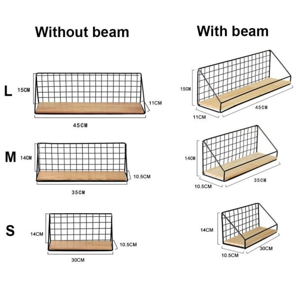 Seinäkaappi Hylly Säilytyskaappi Organizer ORGANIZER White S-rectangle-S-rectangle