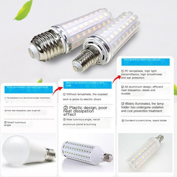 LED No Flicker E14 14W E14 14W E14 14W
