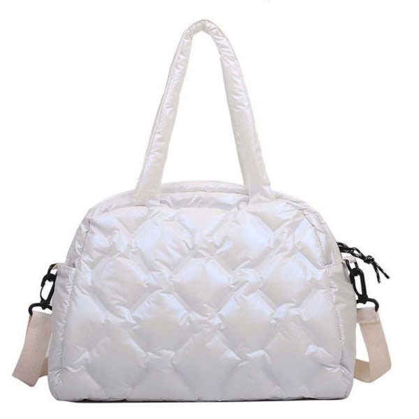 Puffer Bag Puffy Tote Bag VIT white