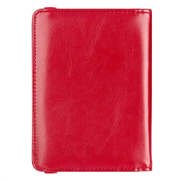 Passfodral med kortfack, VINRÖD wine red