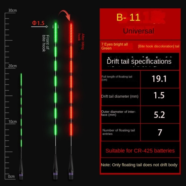 Tyngdekraftsinduktion elektronisk haledrift Elektronisk Float-hale 11