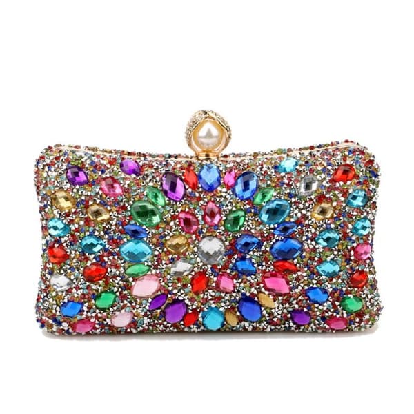 Aften tasker Clutch pung BLÅ BLÅ blue