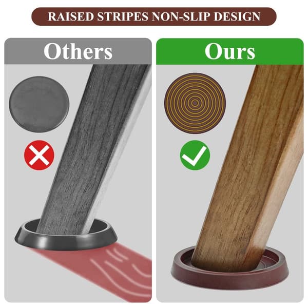 Møbelbrikker Møbelputer BRUN 8 STK 8 STK Brown 8pcs-8pcs