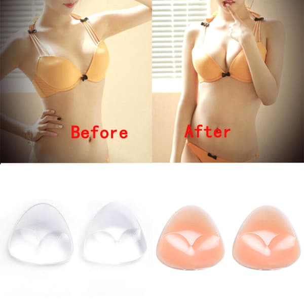 Bröstkuddar Push Up Vadderade SMALLTRANSPARENT TRANSPARENT SmallTransparent