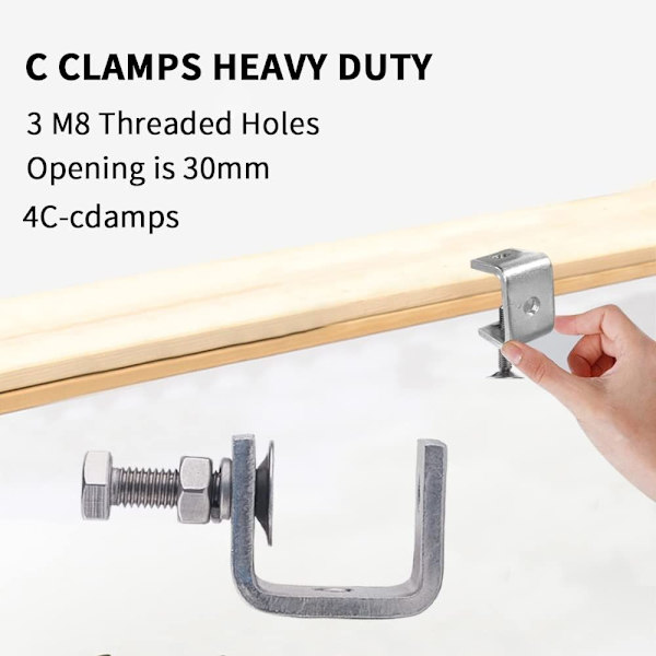 4st C-Clamp Tiger Clamps U Clamps 4