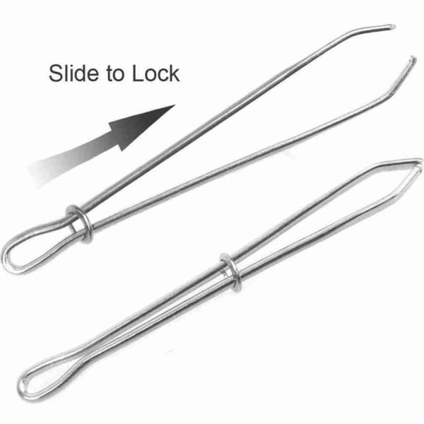20 stk Easy Threaders Wearing Threaders Guide Elastisk tau 20Pcs