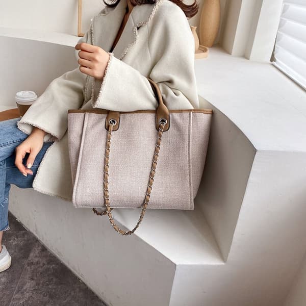 Skalväska Beige Beige