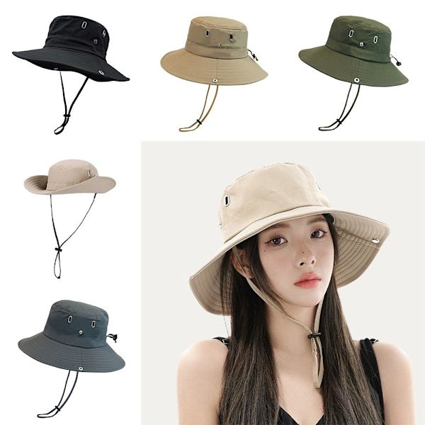 Fiskerhat Solbeskyttelseshat SORT Black