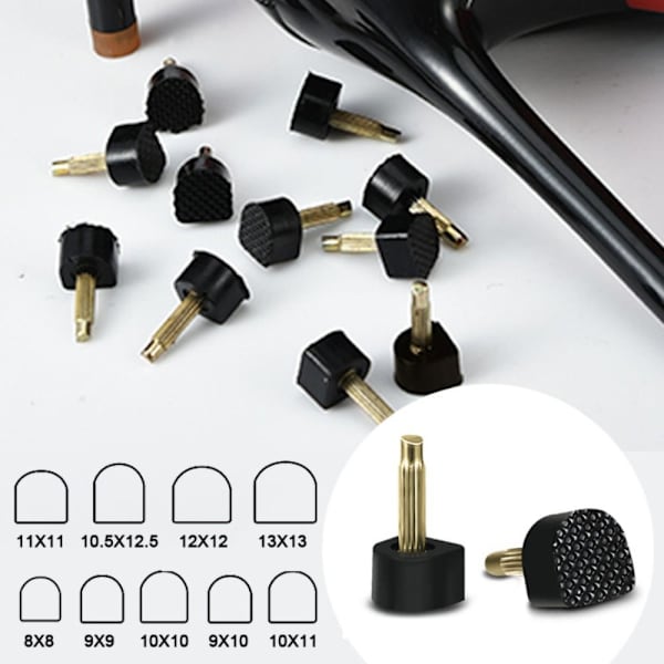 20 kpl High Heel Tips Heel Pins 10X10MM 10x10mm