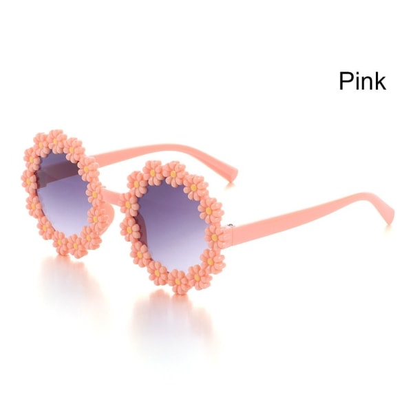 Kids Daisy Aurinkolasit Flower aurinkolasit PINK Pink
