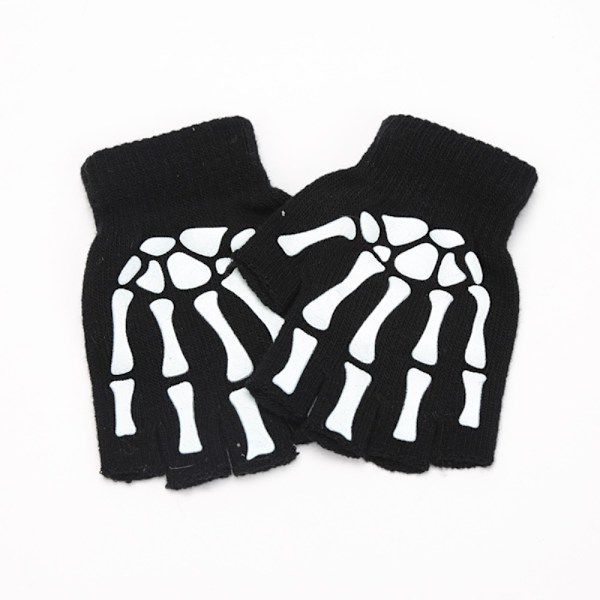 2 par vanter strikkehandsker Print handsker