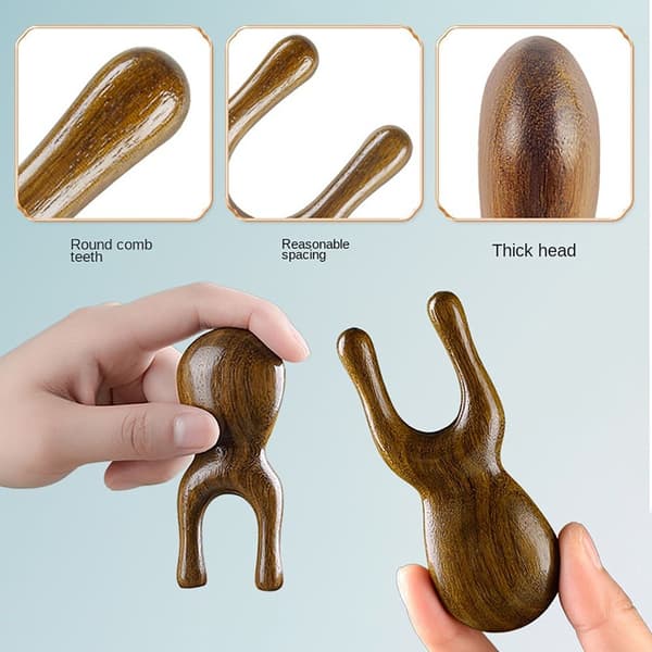 2kpl Acupoint Massage Stick -kasvohierontalaite C C C