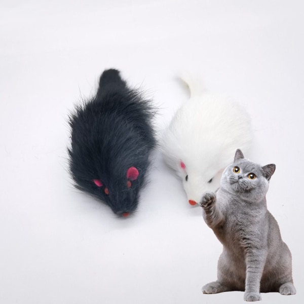 5 stk Kattemusleker Interaktive katteleker HVIT White