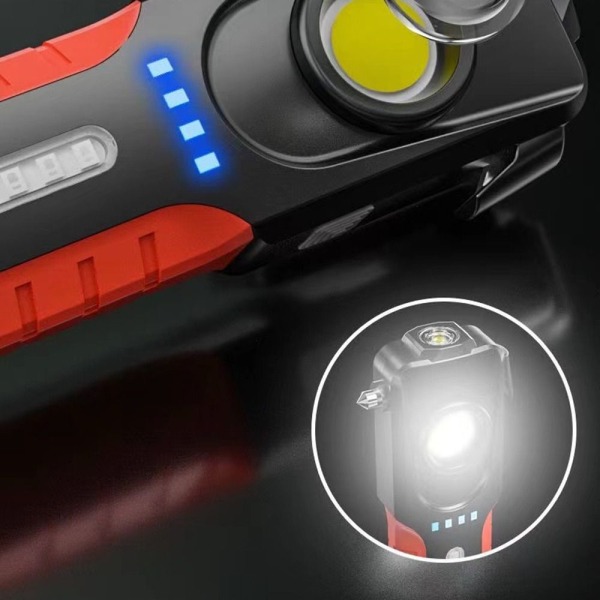 LED lommelygte Safety Hammer lommelygte USB opladning