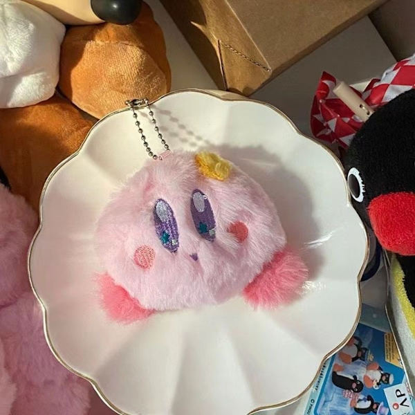 Kirby Keychain Anime Plush Key Chain 3 3 3