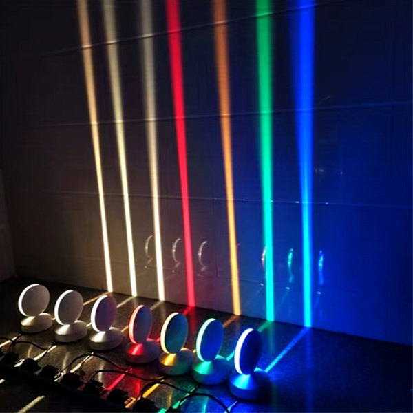 LED væglampe vindueskarm lys SORT black