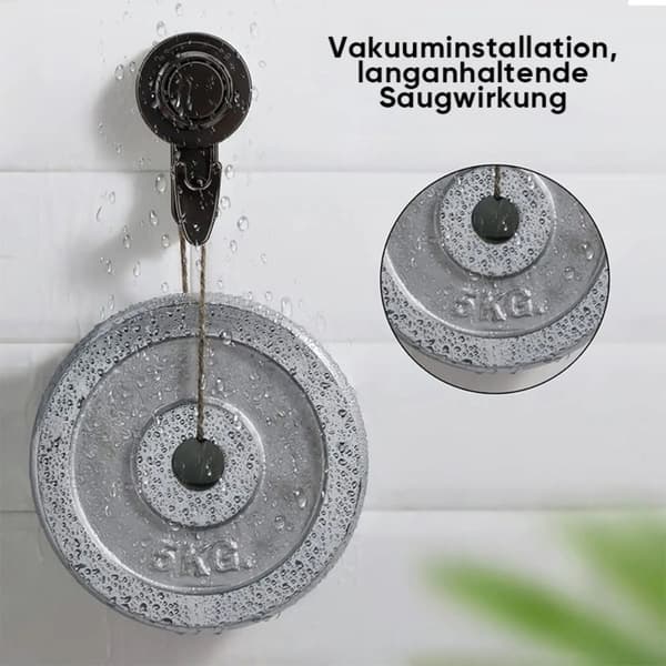 Imukuppikoukut Suihkukoukut MUSTA black