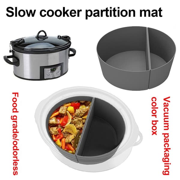 Slow Cooker Liner Slow Cooker Separator GRÅ STYLE-2 STYLE-2 Gray Style-2-Style-2