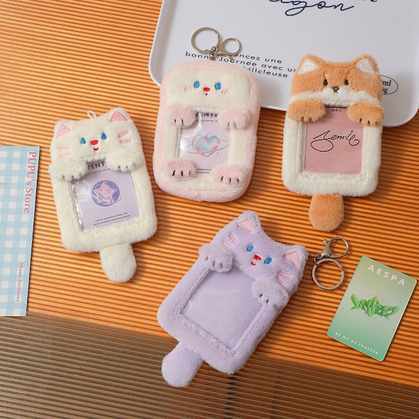 Fotokort Holder Kpop Idol Foto Sleeve HVID white