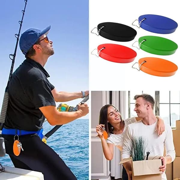 Flytende nøkkelring Bøye nøkkelring HVIT white